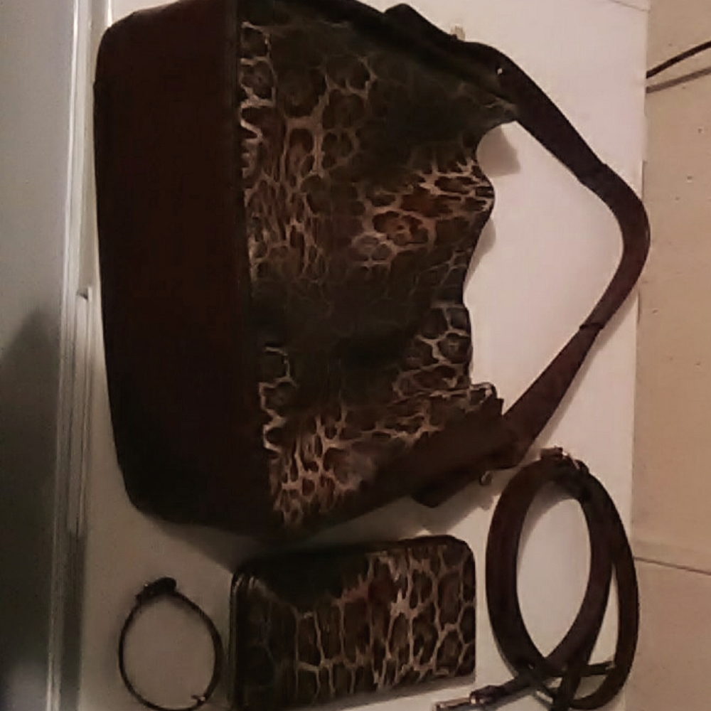 Purse and wallet with shoulder strap